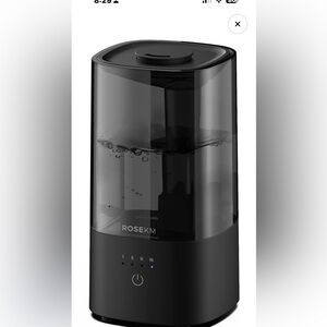 Black Ultrasonic Cool Mist Humidifier
